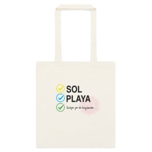 ✓ Sol ✓ Playa ✓ Swipe pa la Izquierda Tote Bag