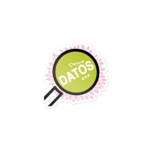 Magnifying Dame DATOS Sticker